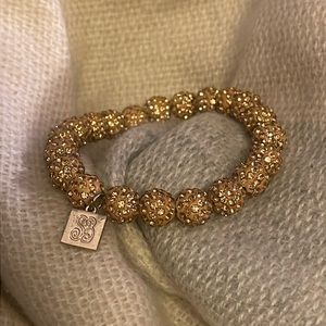 Sparkle Gold Ball Bracelet